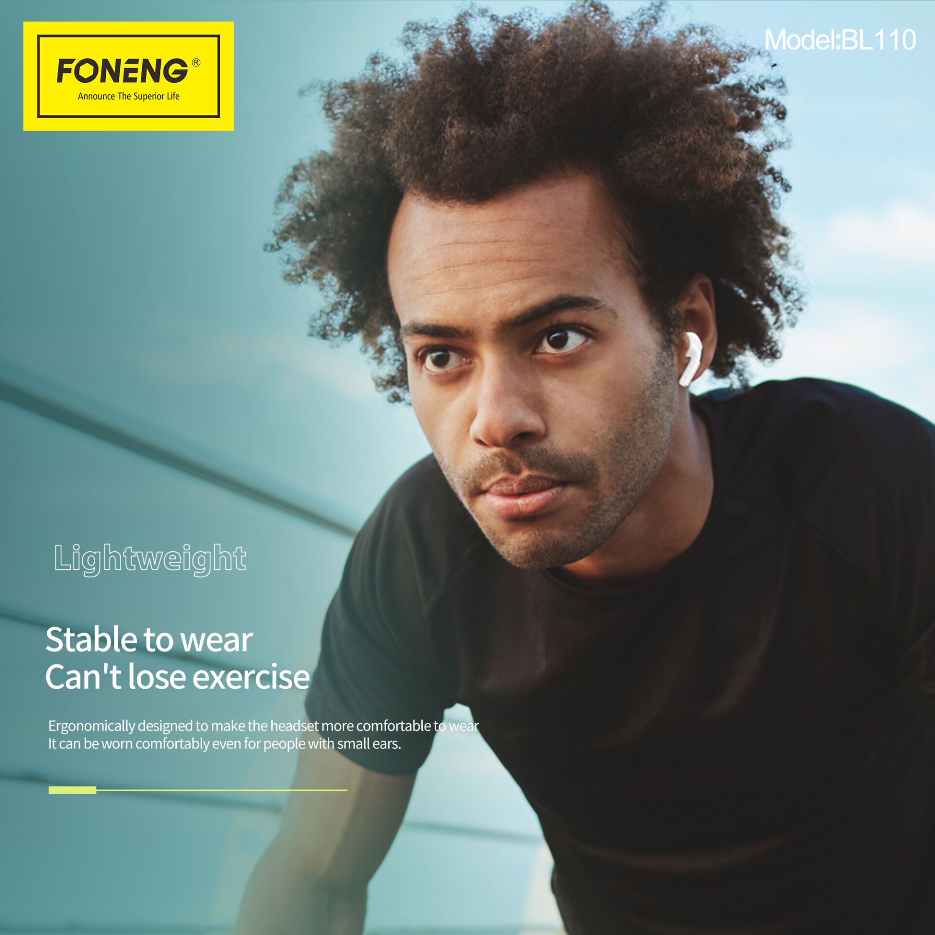 BL110 Футбол TWS Bluetooth колаклары |ФОНЕНГ